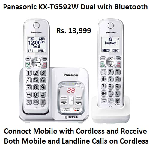 Panasonic, BT, SIEMENS All Cordless Phone Plus intercom 3