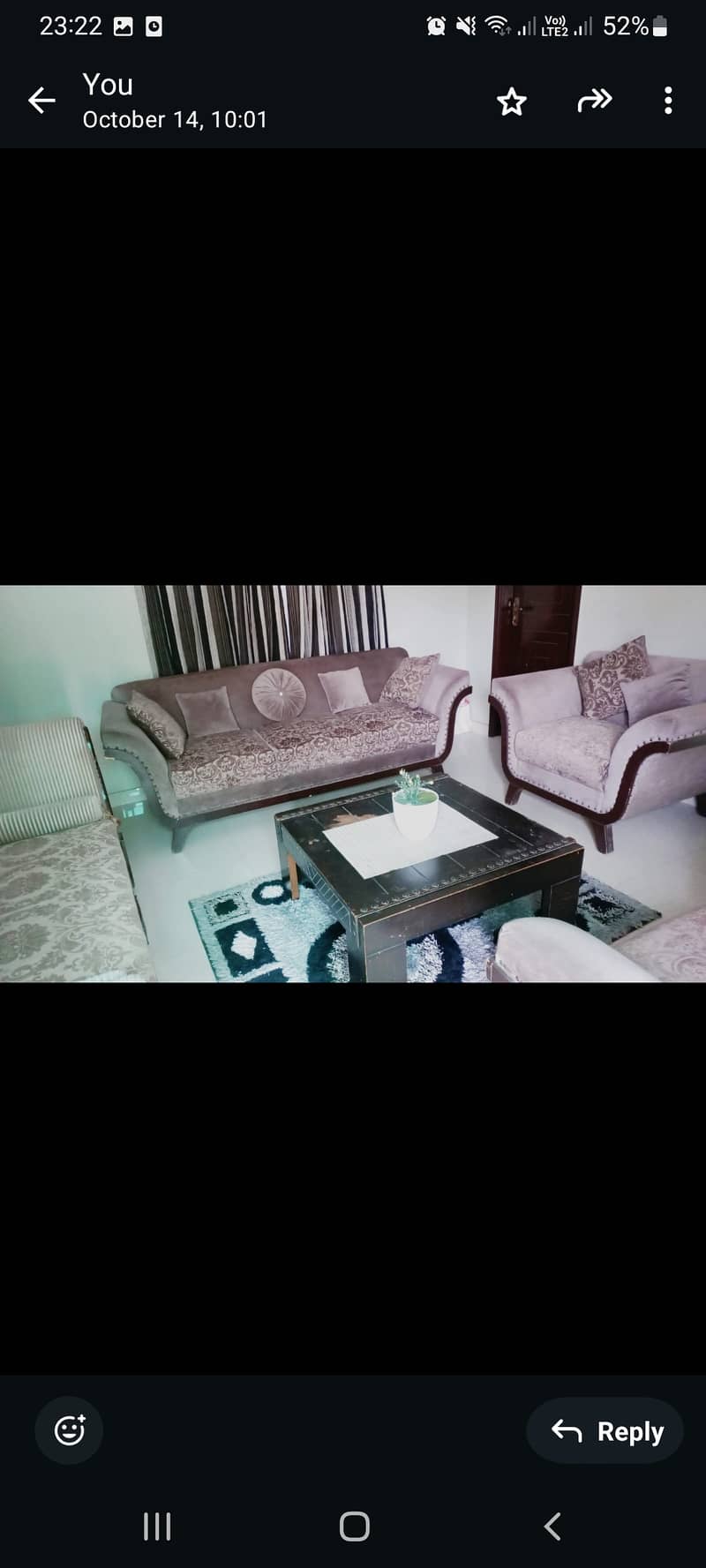 5 seater soofa set with centre table 1