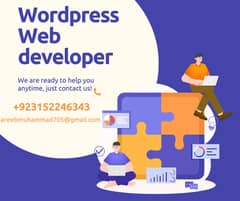 Wordpress  developer,Wordpress land page/E-commerce and more types