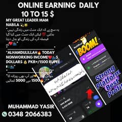 online earning 5 to 15 $ per day