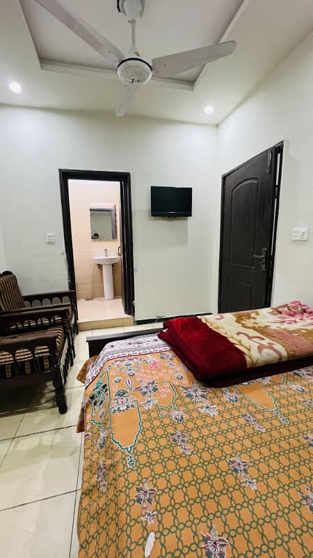 Two bedroom furnished apartment available for Rent in bahria towan Rawalpindi 7