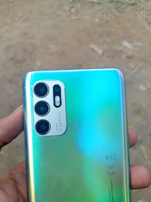 Oppo Reno 6 available hai 8+128 condition 10/9 all okay box charger 2