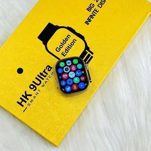 HK-09 Smart watch Ultra Golden Edition -1 Pcs 7