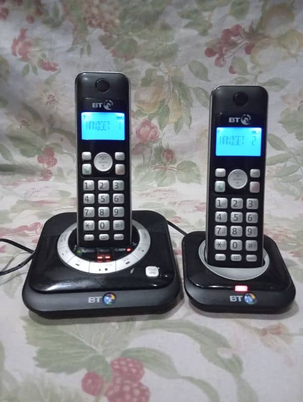 UK imported cordless phone available Single twin trio quad 1