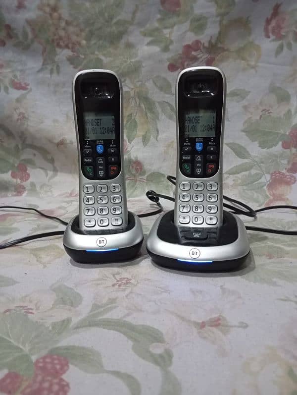 UK imported cordless phone available Single twin trio quad 5