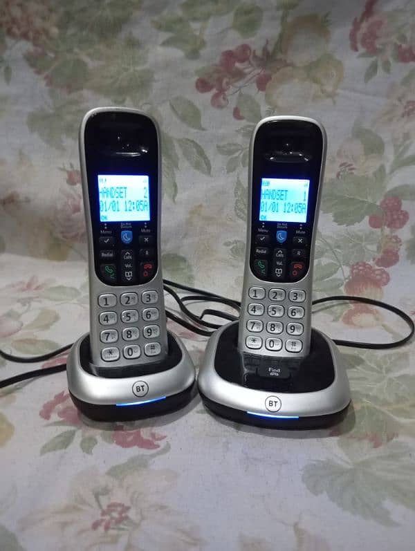 UK imported cordless phone available Single twin trio quad 9