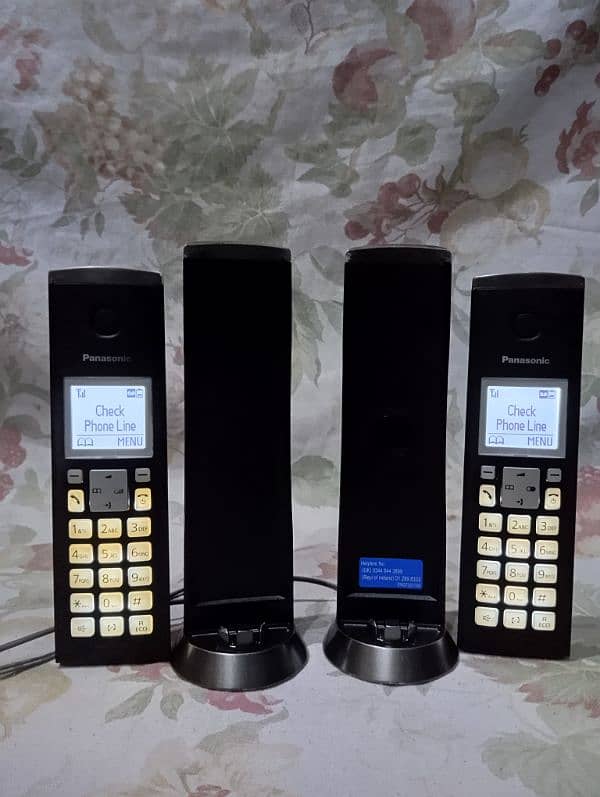 UK imported cordless phone available Single twin trio quad 14