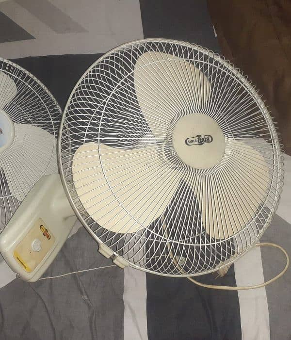 Bracket fans GFC and Super Asia less used 2