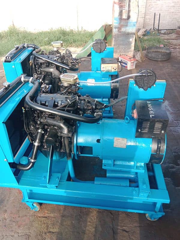 30 kva gas ganetar japani engine 2jz 3000 cc 27 kva,  stempered motor 8