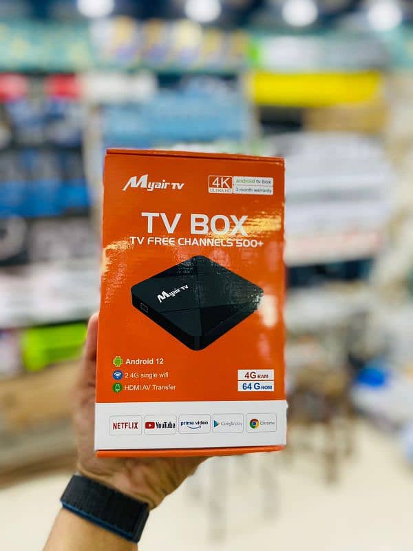 MYAIR ANDROID TV BOX 8GB 128GB 0/3/2/6/4/1/7/4/1/5/0 0