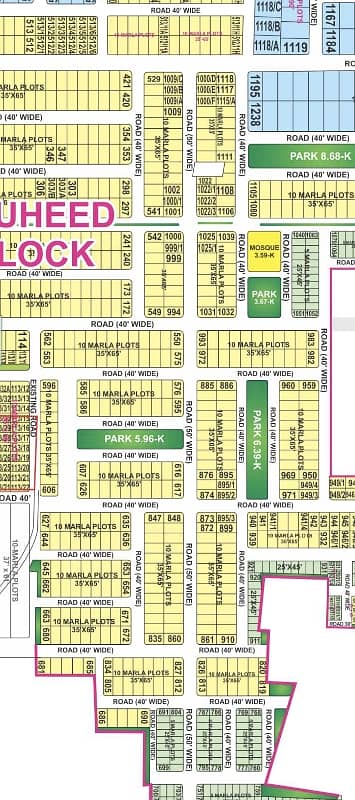 Investor Rate open Form plot for sale Taugeed block bahria Town lahore 0