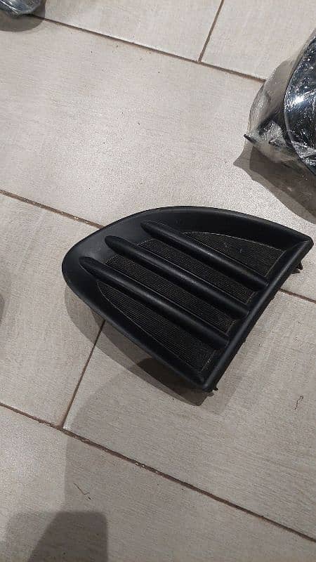 car foglamp cover and rear original reflector and side mirror 6