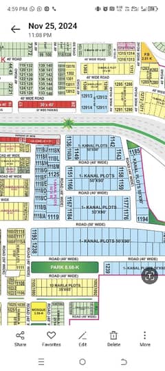 1 Kanal Touheed Block Plot Open Form Next To Corner