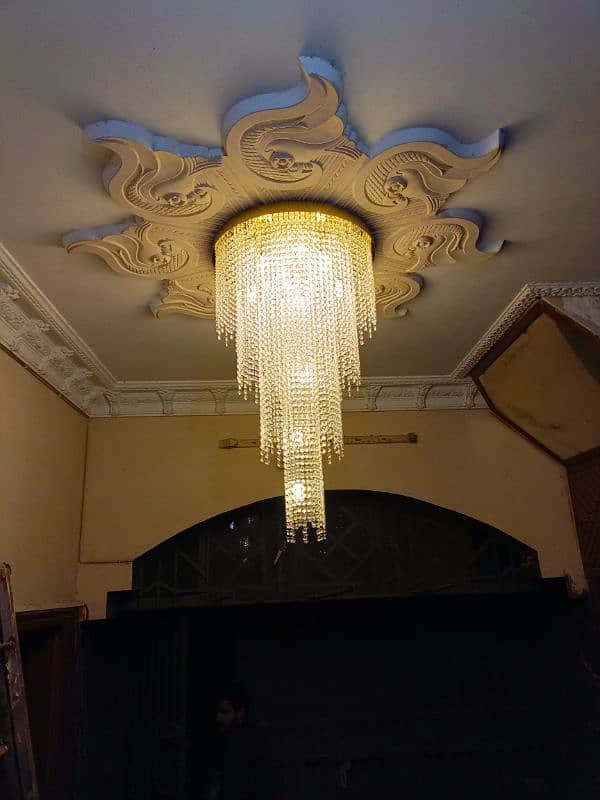 fanoos  jhummar crystal chandelier  k9 4