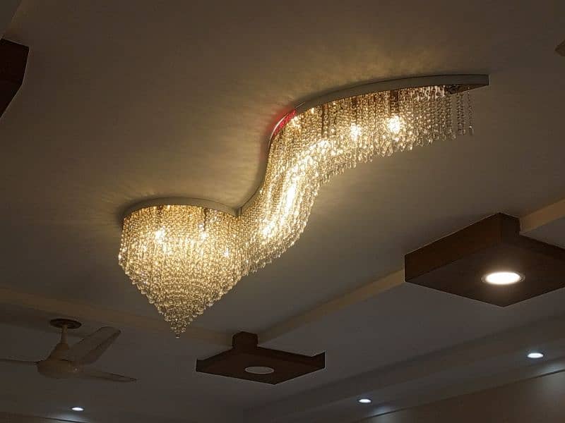 fanoos  jhummar crystal chandelier  k9 6