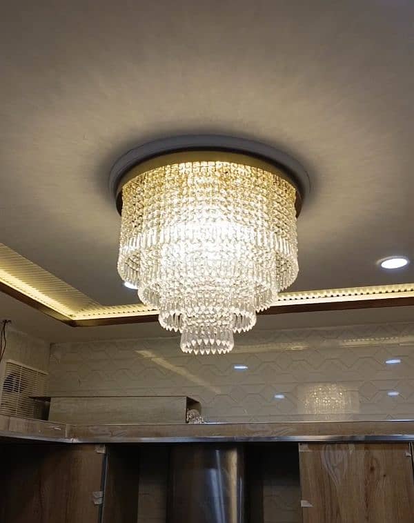 fanoos  jhummar crystal chandelier  k9 9