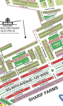 Investor Rate 5 Marla Commercial Plot for sale M Block Bahria Orchard