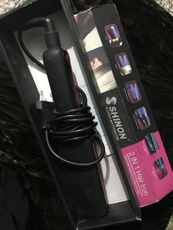 Shinon 2 in 1 Hair straightener and Crimper 2