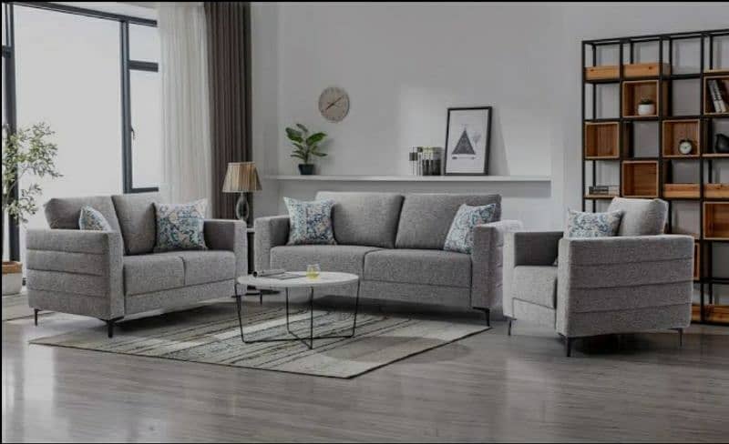 sofa set / L shape sofa set / 5 seater sofa set / wooden sofa set 0