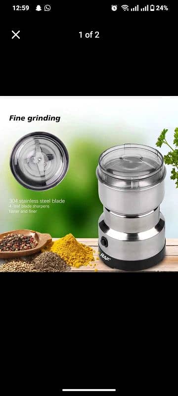 Grinder Masala Machine 4 Blades 1