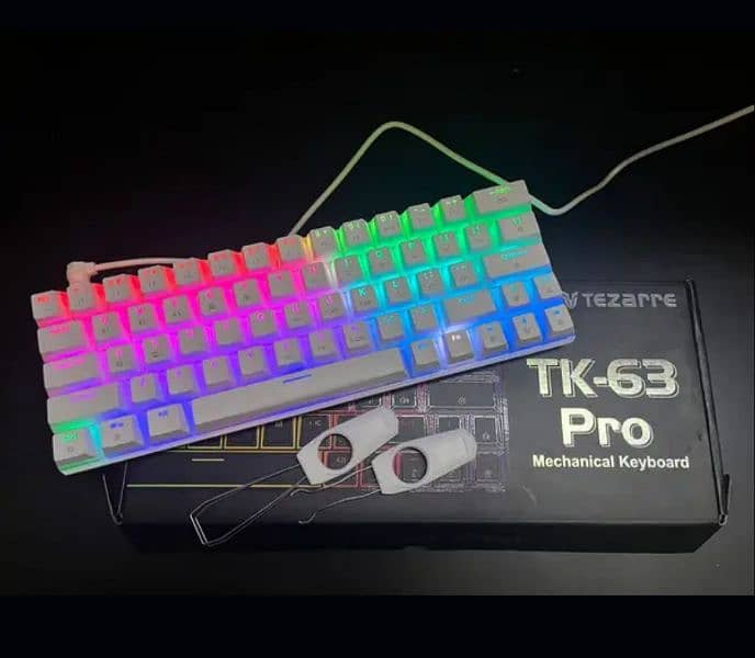 rgb tezzare tk-63  machenical keyboard 1