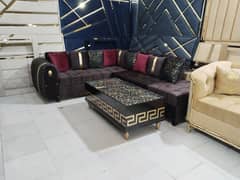 L shape sofa  - 6 seater sofa set - corner sofa set