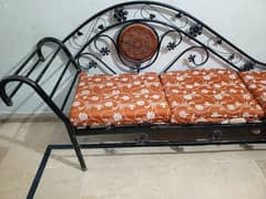 Iron Sofa Set With Sethi For Sale