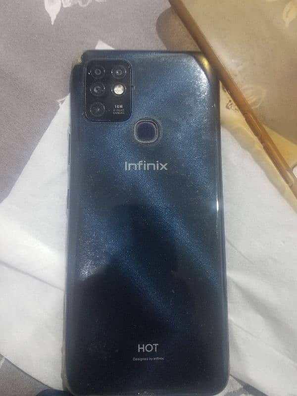 infinix hot 10   6/128 lush condition for urgent sale 3