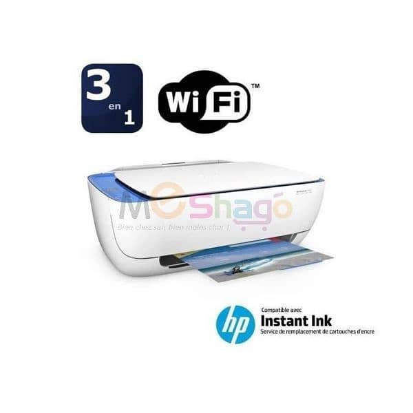 Hp 3630 Wi-Fi printer color black print all in one printer 3