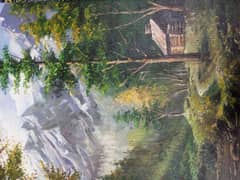 Oil painting of beautiful landscape