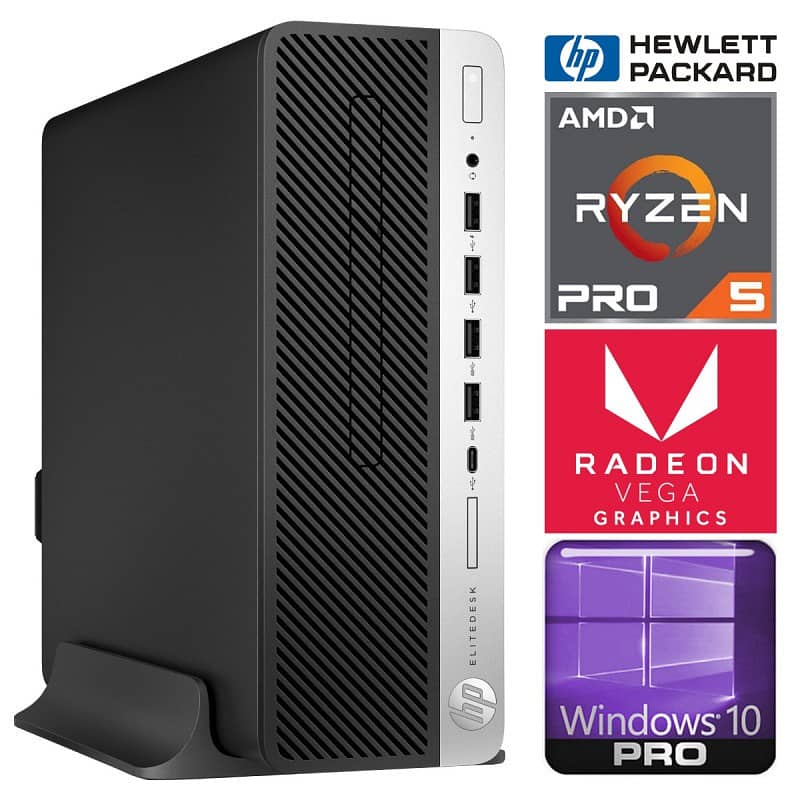 Gaming Deals HP EliteDesk 705 G4 SFF Ryzen 5 2400G RxVega11 Graphics 0