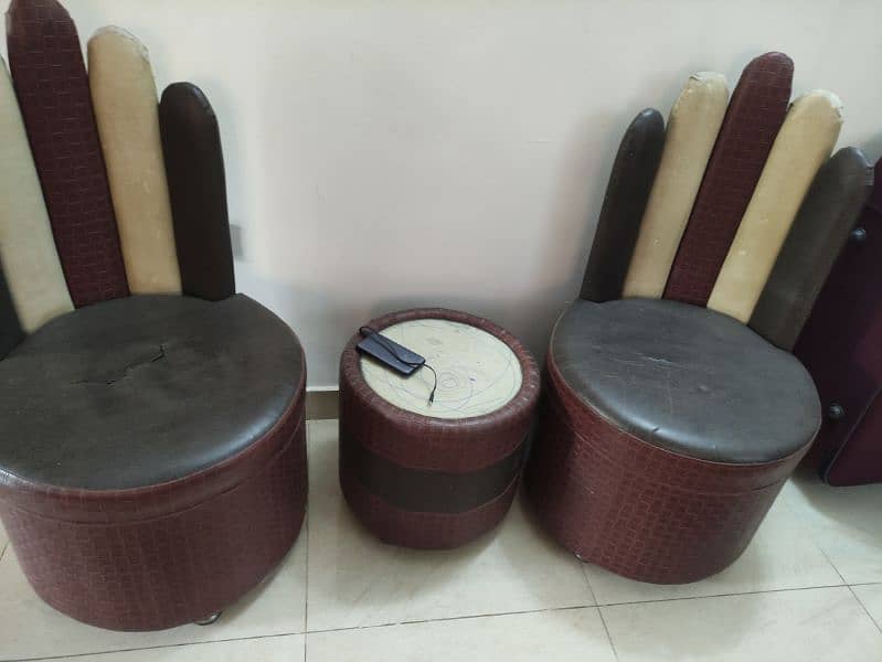 Coffee Table & Chairs, Table, Tea Trolly 2