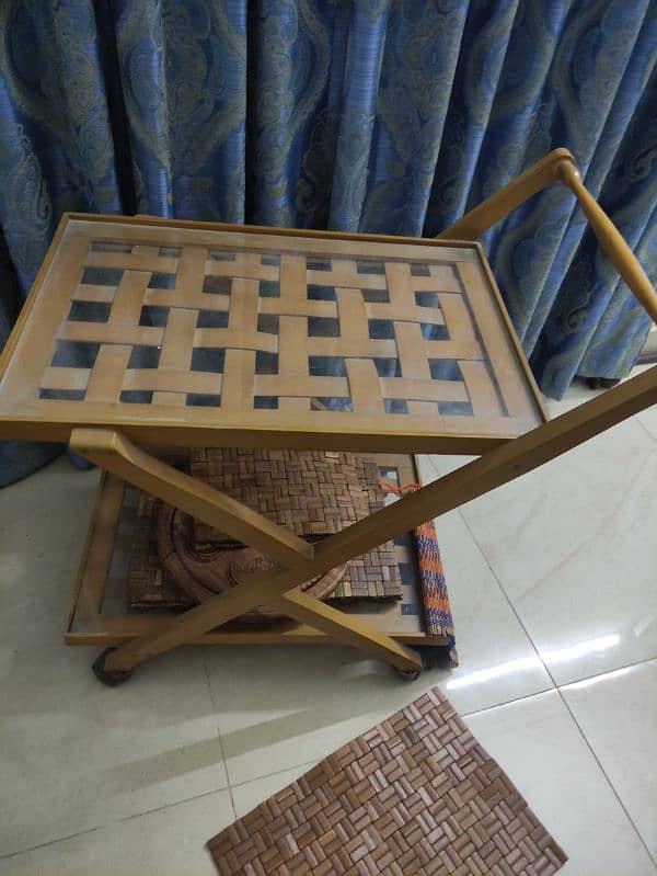 Coffee Table & Chairs, Table, Tea Trolly 4