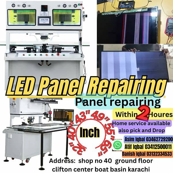 REPAIRABLE LED, TCL SONY SAMSUNG Etc. Shop at Main Clifton Centre B5 4