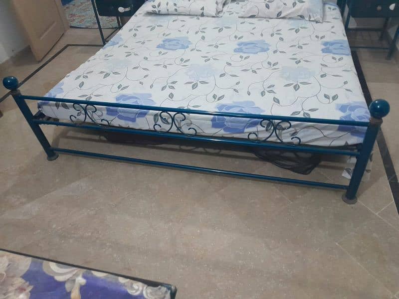 iron bed, side tables, Dressing table, with sofa 5