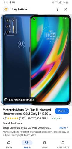 Moto G9 Plus 4/128 Non PTA Dual Sim