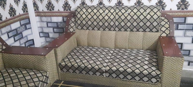 1 2 3 Sofa Set New With Black Table 4