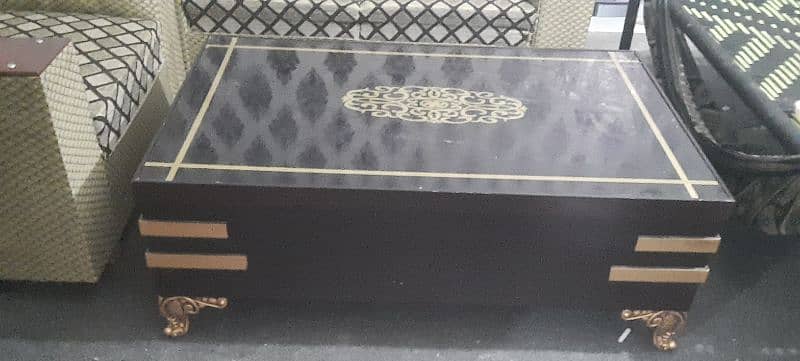 1 2 3 Sofa Set New With Black Table 7