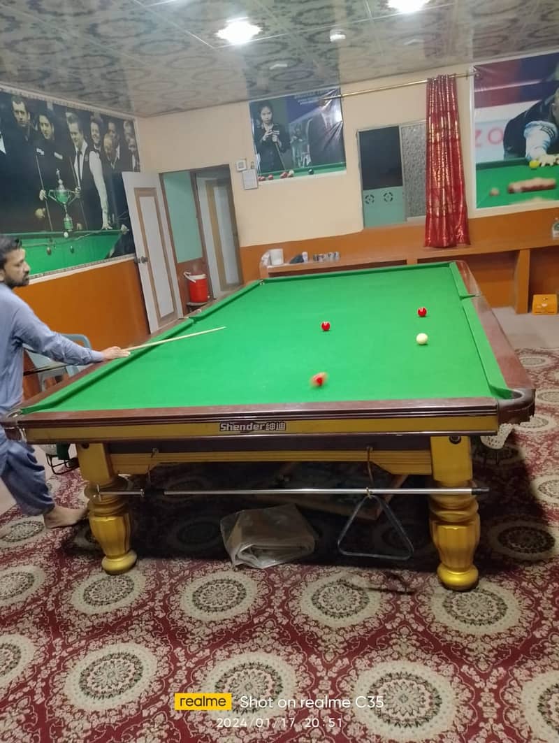 Pool Table / Snooker Table / Table Game / Patti / Rod Game / Foot ball 5