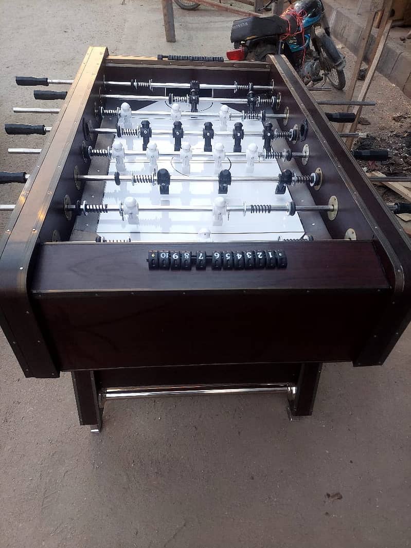 Pool Table / Snooker Table / Table Game / Patti / Rod Game / Foot ball 18