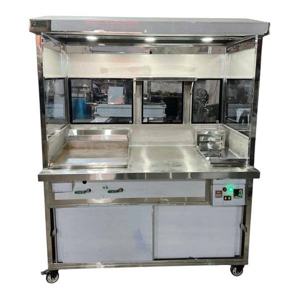 Fast food counter ss Food grade (18) gauge 16 litre fryer 16 gauge 3