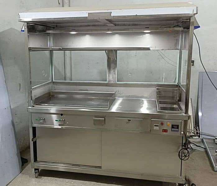 Fast food counter ss Food grade (18) gauge 16 litre fryer 16 gauge 18