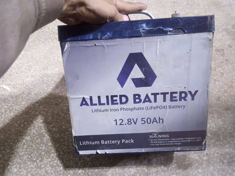 Lithium battery 12v 50ah 600wh 0