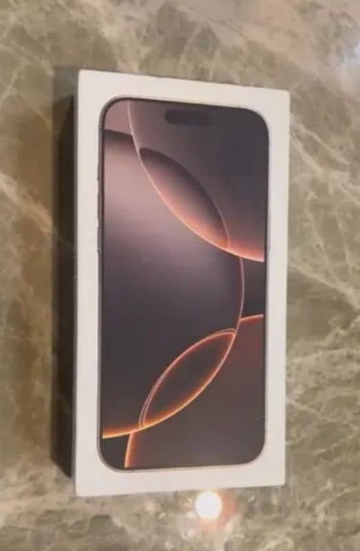 iPhone 16 pro max LLA Non PTA 256 GB Desert TItanium 1