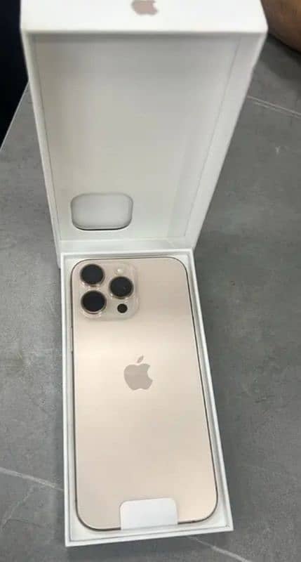 iPhone 16 pro max LLA Non PTA 256 GB Desert TItanium 2