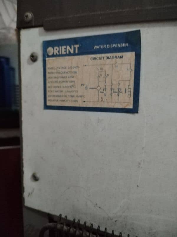 Orient water dispenser 3 taps 4