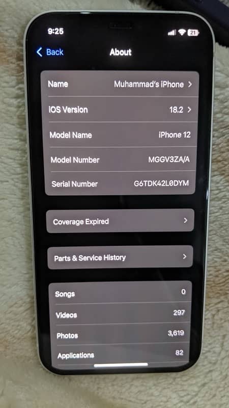 iPhone 12 White 128GB NON PTA - Glitch (All sims working in one slot) 2