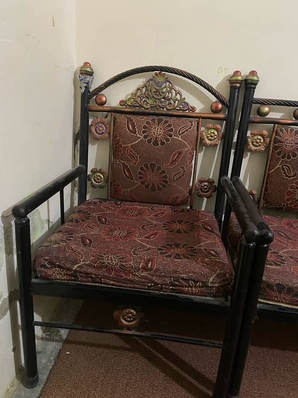 iron Sofa 5 seater no damage 10/8 0