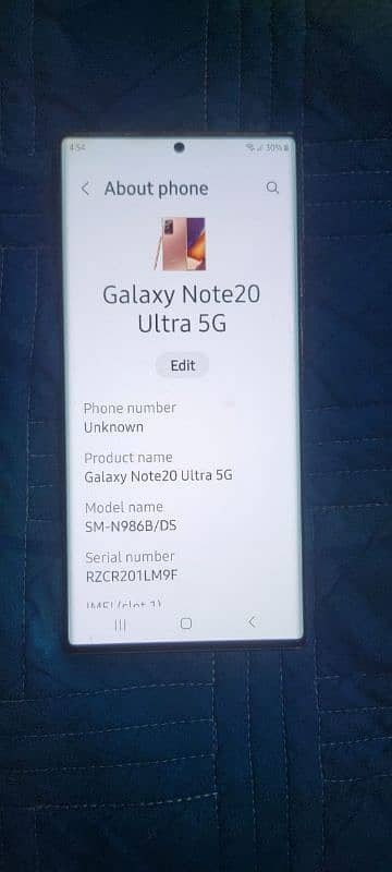 Samsung note 20ultra 12 256gb 5g 14