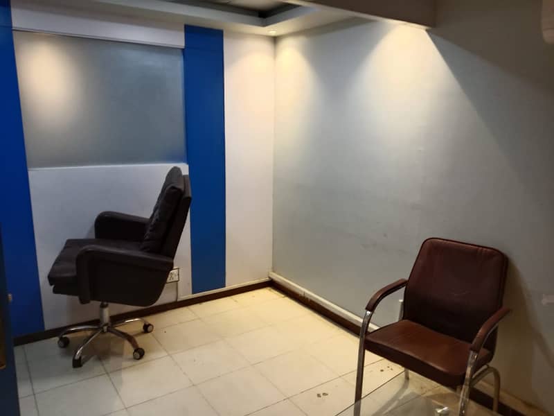 Sami furnished office for rent 1700sqft in shahar e Faisal. 4